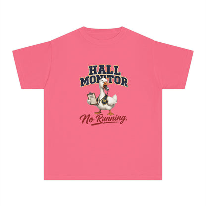 Hall Monitor Goose No Running Tee | Kids school safety shirt