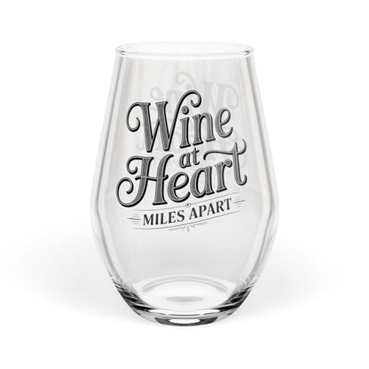 Wine at Heart Stemless Wine Glass | Best Friend Gift