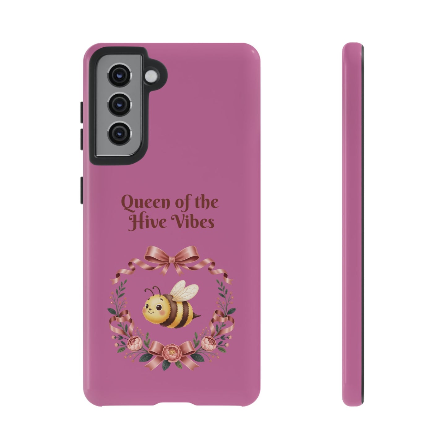 Queen of the Hive Bee Phone Case | Cute Floral Bee iPhone Case