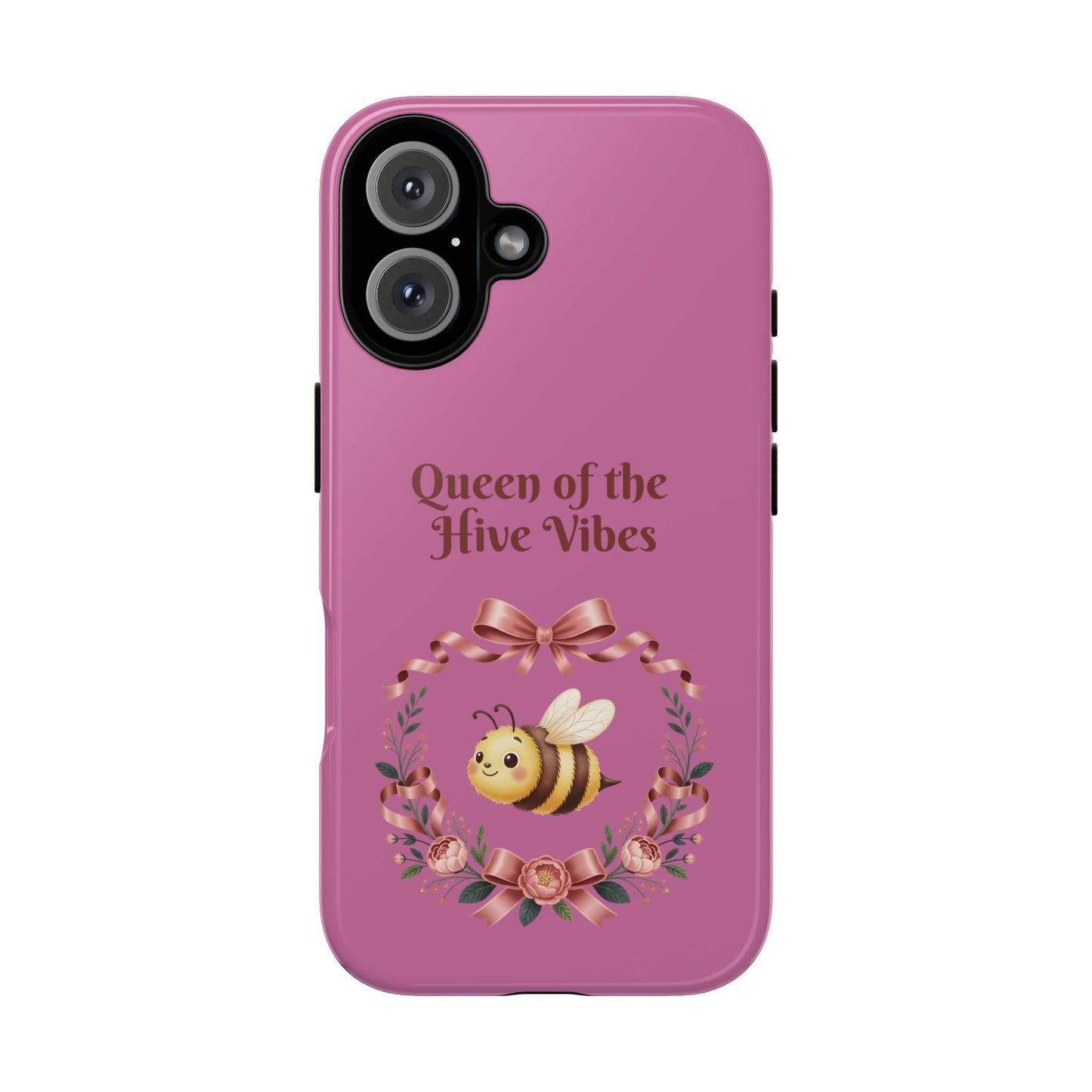 Queen of the Hive Bee Phone Case | Cute Floral Bee iPhone Case