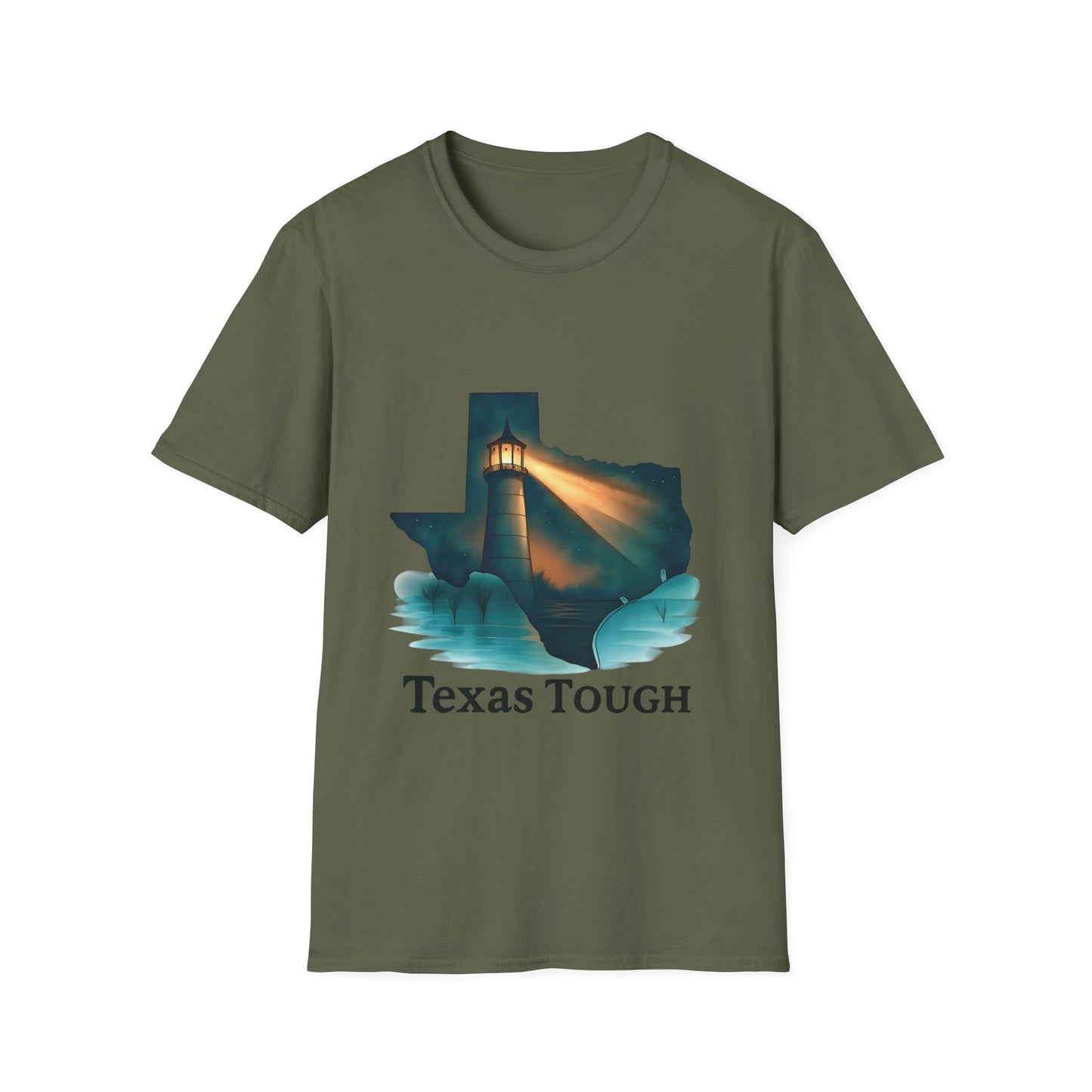 Texas Tough Texas Pride T-Shirt | Lone Star Flag Design
