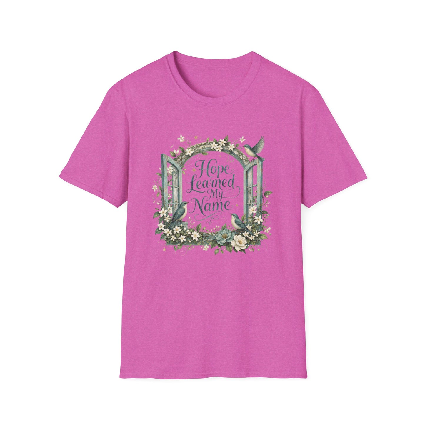Hope Learned My Name T-Shirt | Abuse Survivor Inspiration