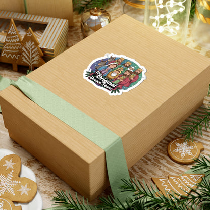 The Original Dream Team Nativity Sticker | Kiss-Cut Christmas Sticker