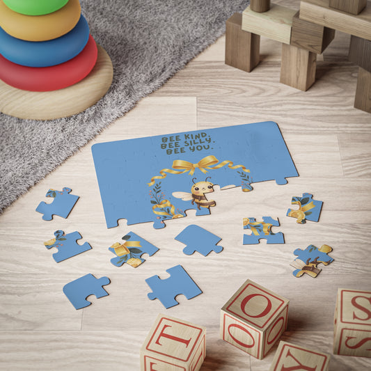 Bee Kind Bee Silly Bee You Kids Puzzle | 30-Piece Wooden Jigsaw