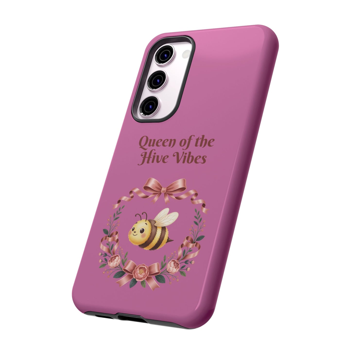 Queen of the Hive Bee Phone Case | Cute Floral Bee iPhone Case