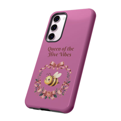Queen of the Hive Bee Phone Case | Cute Floral Bee iPhone Case