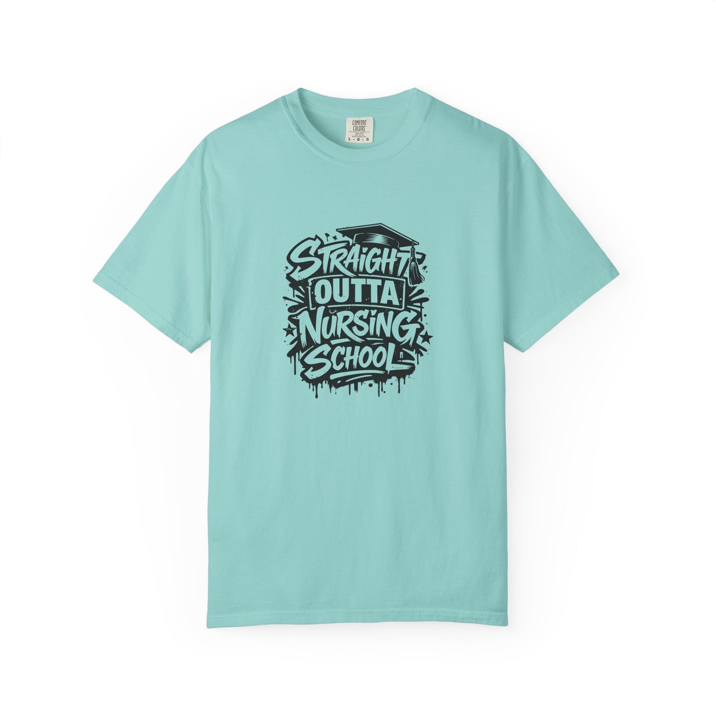 Straight Outta Nursing School T-shirt | Nursing Graduate Tee, Cap Graphic