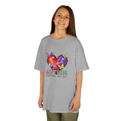 Autism Puzzle Heart Kids Tee | Different Not Less