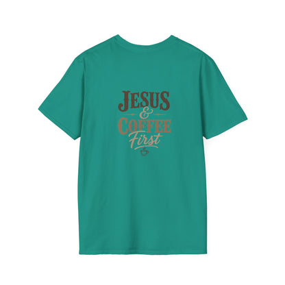 Jesus & Coffee First T-Shirt | Christian Coffee Tee