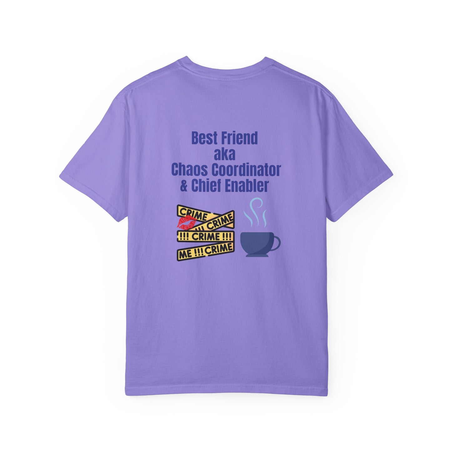 Best Friend Chaos Coordinator T-Shirt, Unisex Tee, Gift for Besties, Fun Friendship Shirt, Birthday Present, Casual Wear