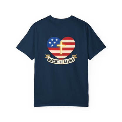 Freedom Blessed to Be Free Unisex T-shirt, Inspirational Tee, Positive Vibes Shirt, Gift for Him or Her, Casual Top, Comfortable Clothing