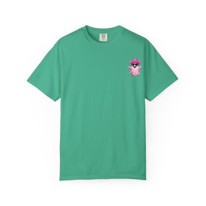 Bride Saddle Up Ghost T-shirt - Fun Unisex Tee for Weddings, Bachelorette Parties, Halloween, Unique Gift for Brides