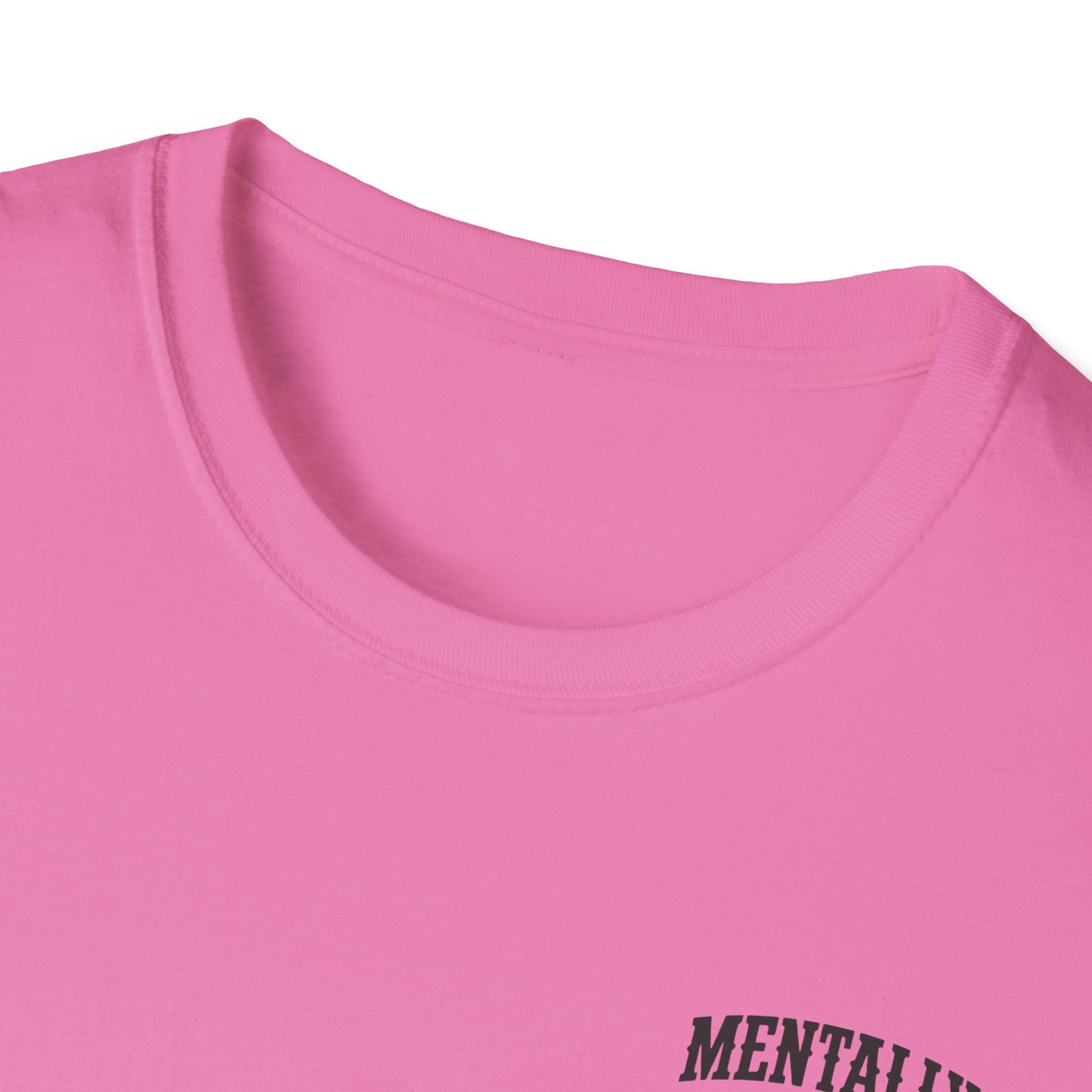 Mentally Checked Out Still Showin' Up T-Shirt | Funny Typography Tee