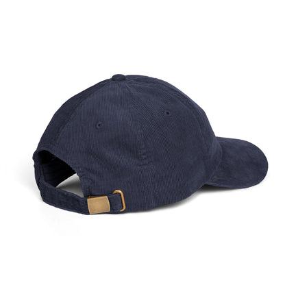 Not Today Brain Embroidered Corduroy Cap | Funny Phrase Dad Hat