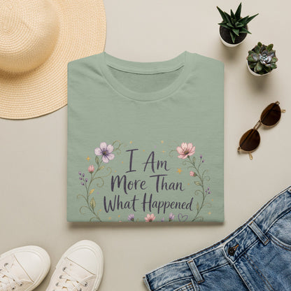 I Am More Than What Happened T-Shirt | Abuse Survivor Inspiration