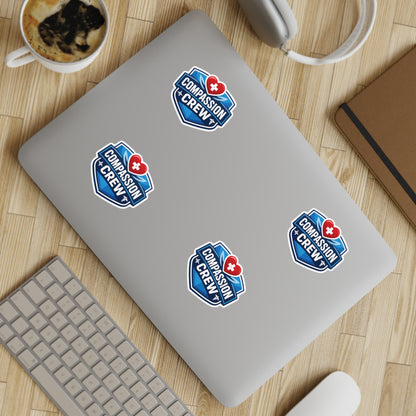 Compassion Crew Badge Sticker Sheet