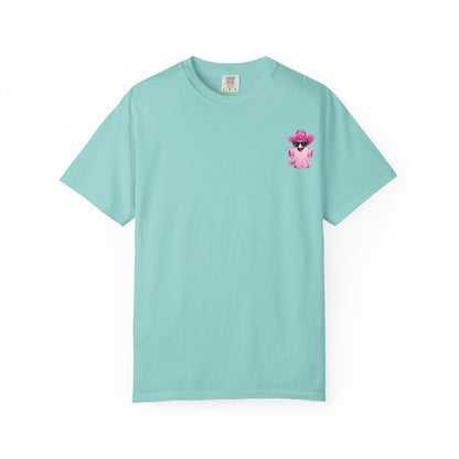 Bride Saddle Up Ghost T-shirt - Fun Unisex Tee for Weddings, Bachelorette Parties, Halloween, Unique Gift for Brides