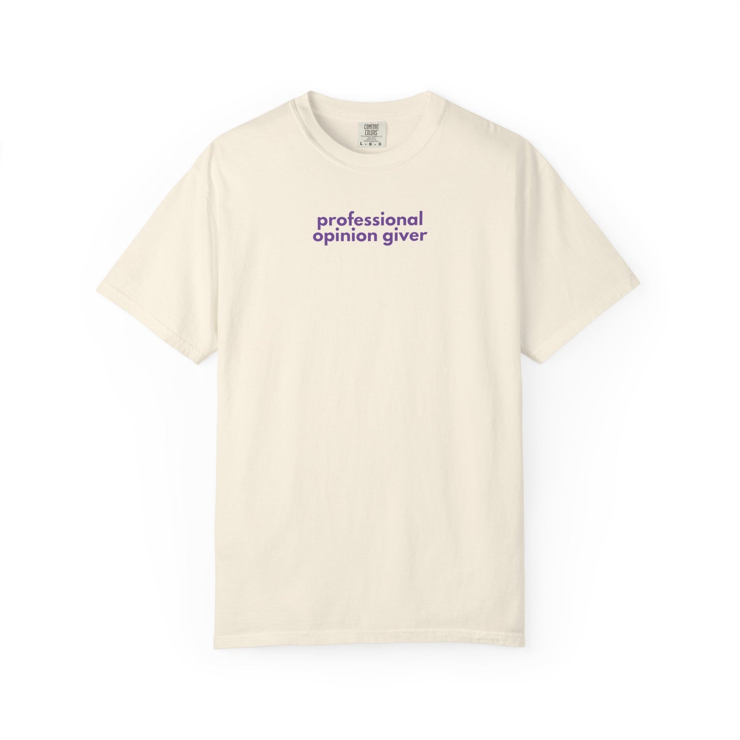 Professional Opinion Giver T-Shirt, Casual Tee, Unisex Top, Gift for Friends, Fun Tee, Everyday Wear, Humorous Apparel