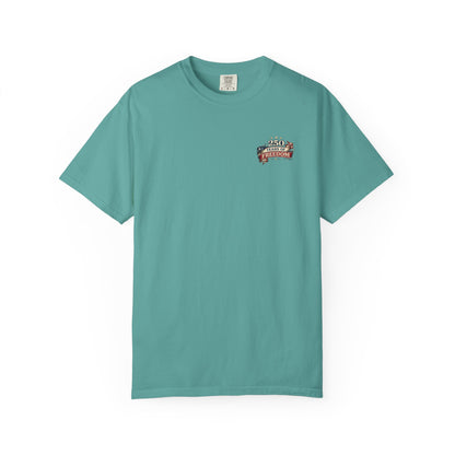 250 Years of Freedom T-shirt | American Flag Ribbon Patriotic Tee