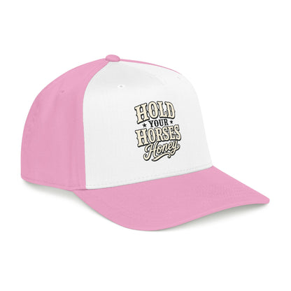 Hold Your Horses Honey Mid Profile Baseball Cap | Western Rodeo Cowboy