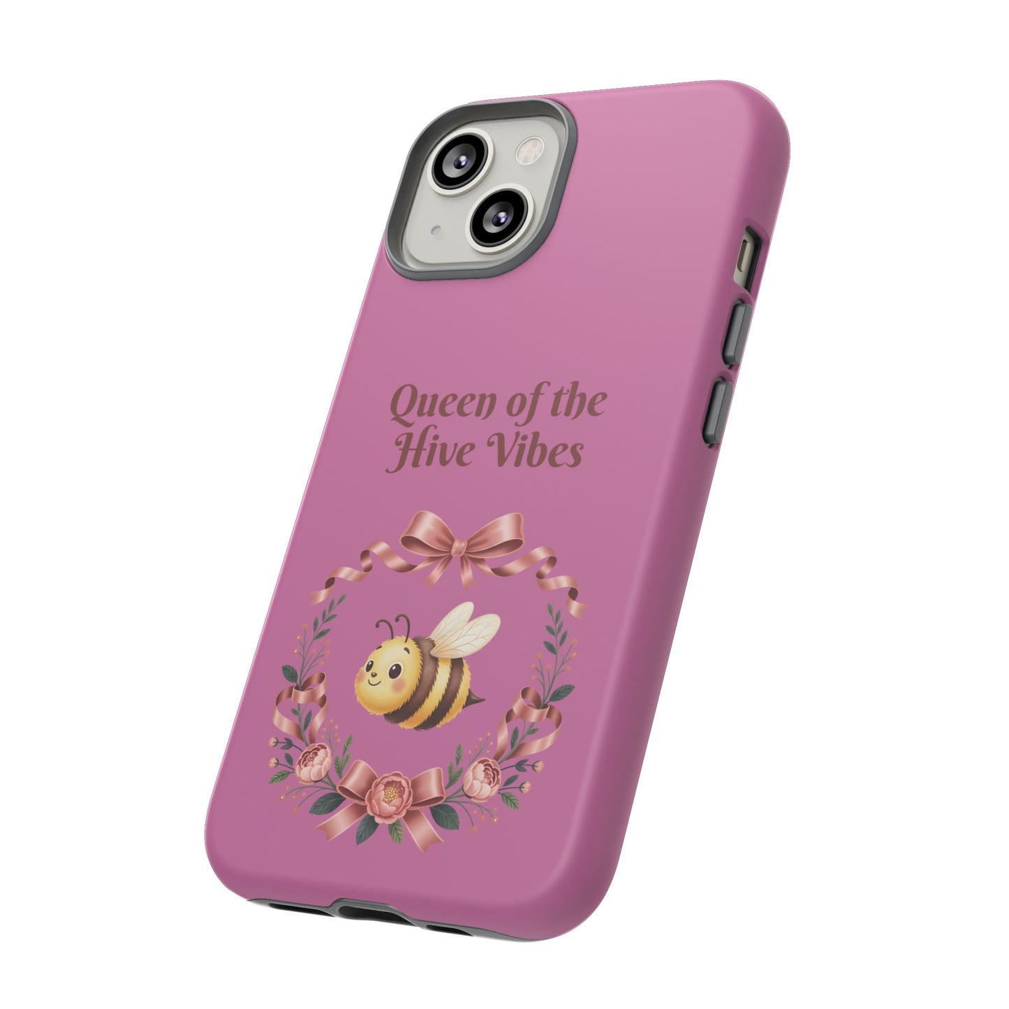 Queen of the Hive Bee Phone Case | Cute Floral Bee iPhone Case