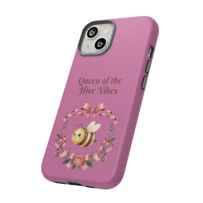 Queen of the Hive Bee Phone Case | Cute Floral Bee iPhone Case
