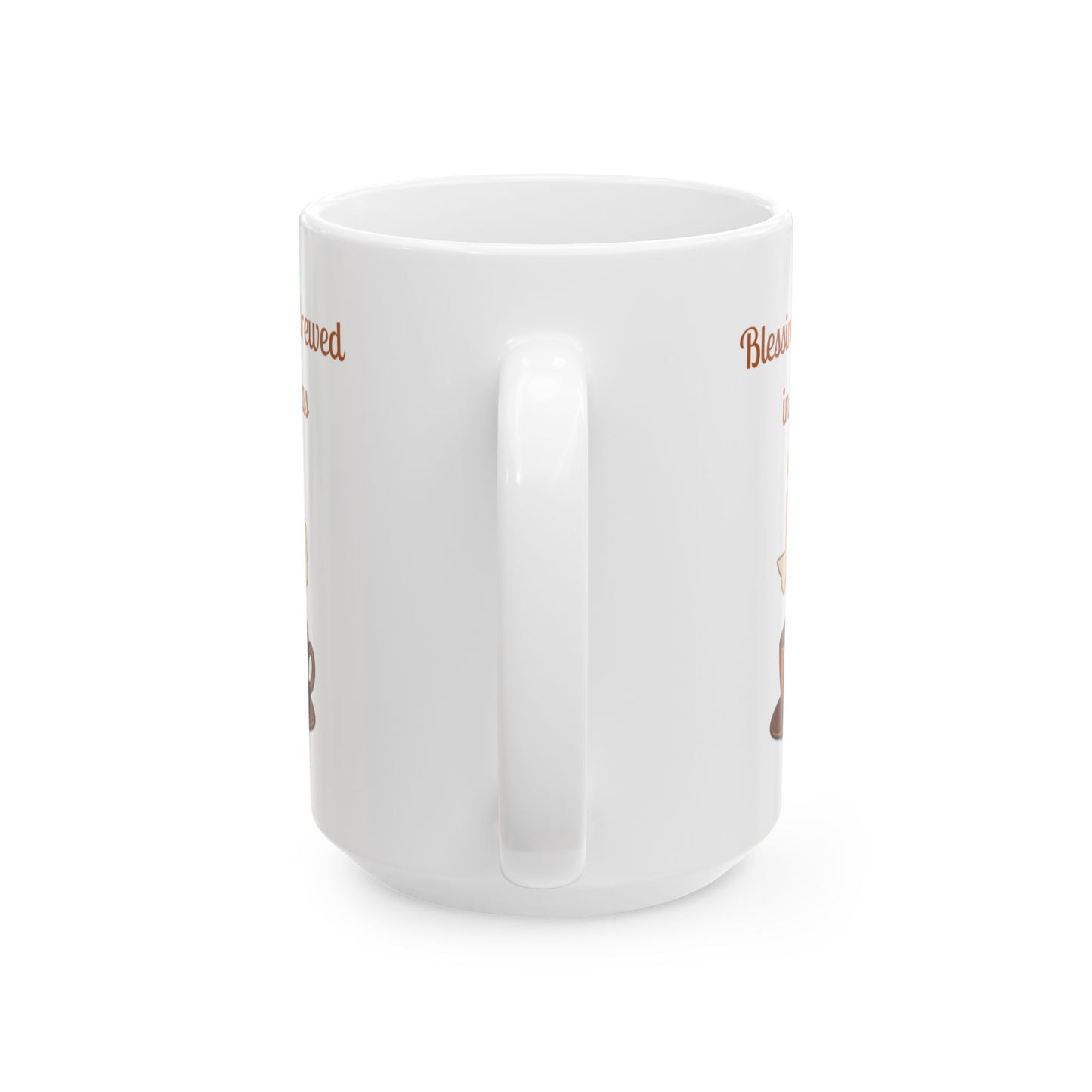 Texas Blessed Ceramic Mug, Funny Coffee Cup for Texans, Gift for Coffee Lovers, Southern Charm Home Decor, Unique Tea Mug