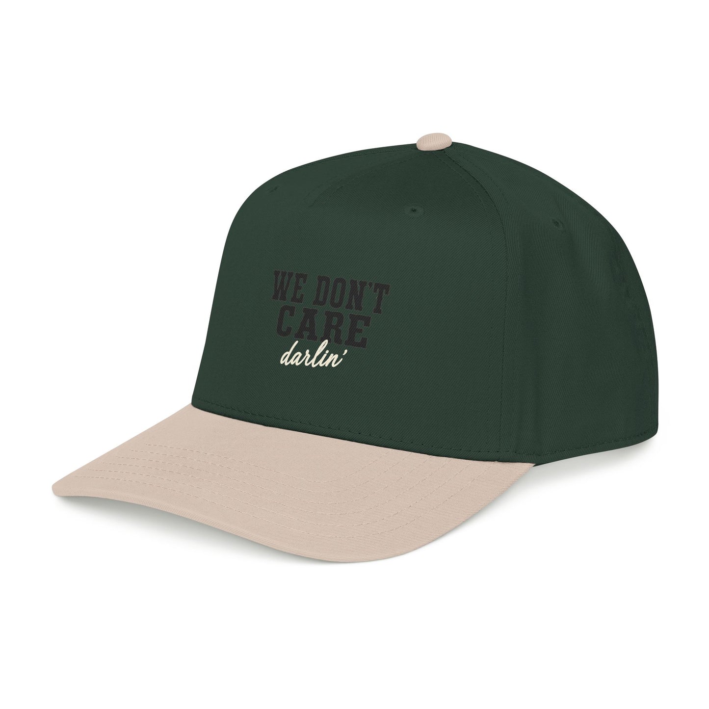 We Don't Care Darlin Gen X Mid Profile Baseball Cap