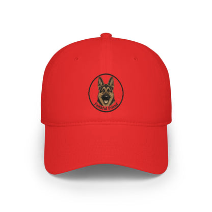 German Shepherd Logo Cap | Embroidered Dog Patch baseball cap