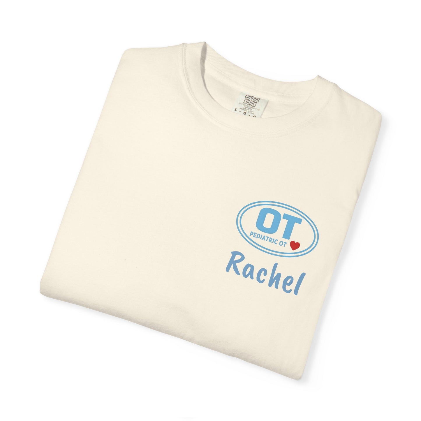 Pediatric OT Oval Logo Personalized T-Shirt | Occupational Therapy Tee