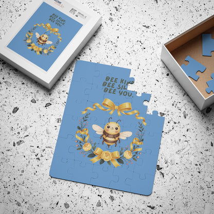 Bee Kind Bee Silly Bee You Kids Puzzle | 30-Piece Wooden Jigsaw