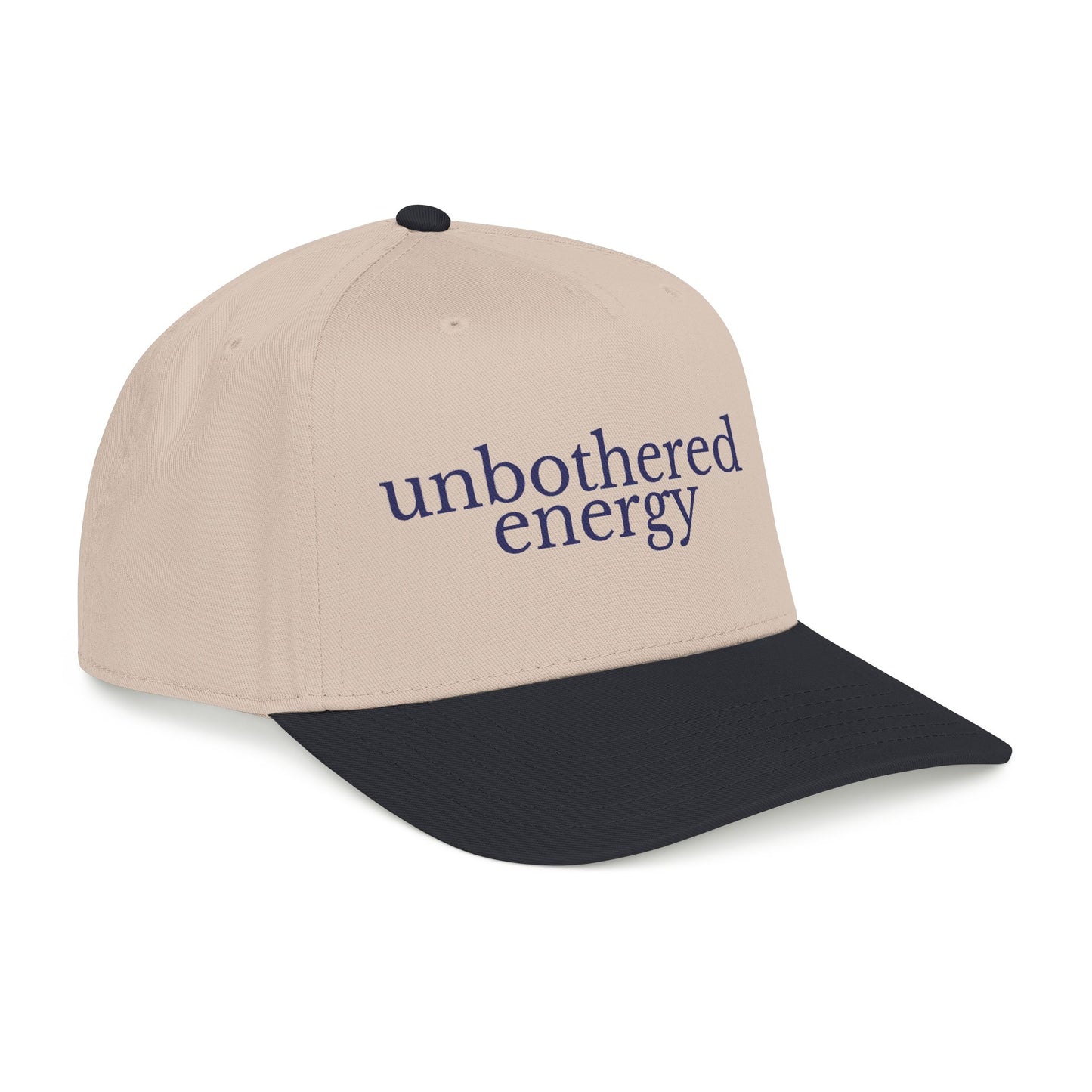 unbothered energy cap | mid profile baseball cap