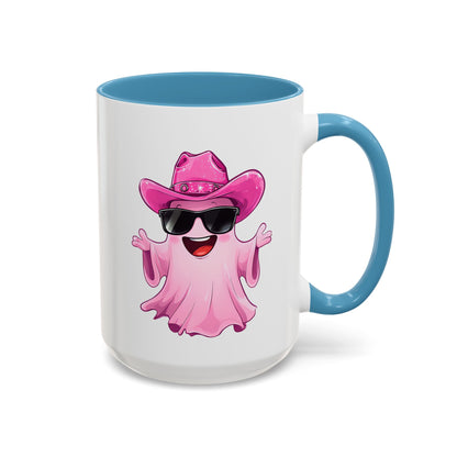 Playful Ghost Coffee Mug - Fun Halloween Drinkware, Cute Gift for Ghost Lovers, Perfect for Fall, Coffee Lovers, Halloween Decor