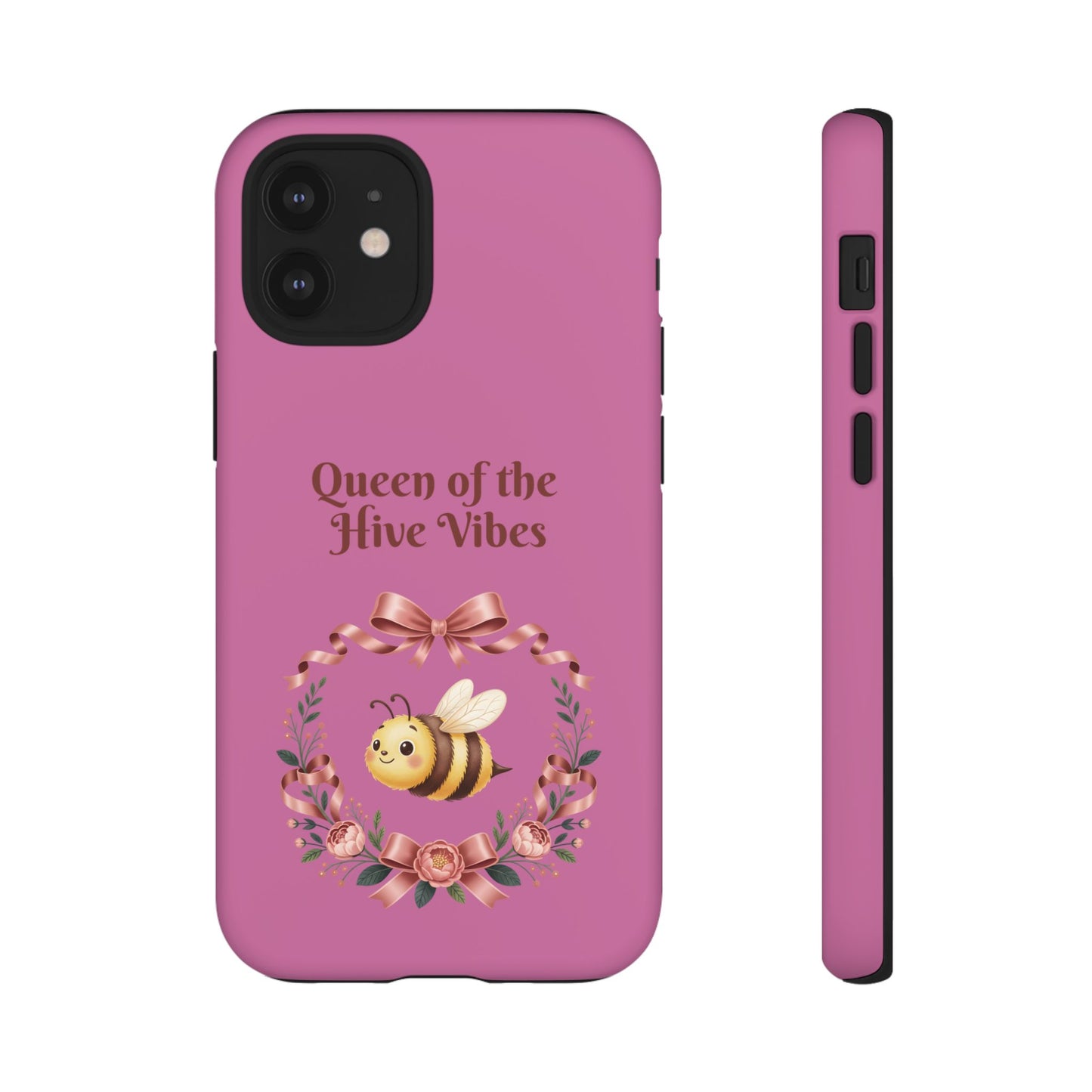 Queen of the Hive Bee Phone Case | Cute Floral Bee iPhone Case