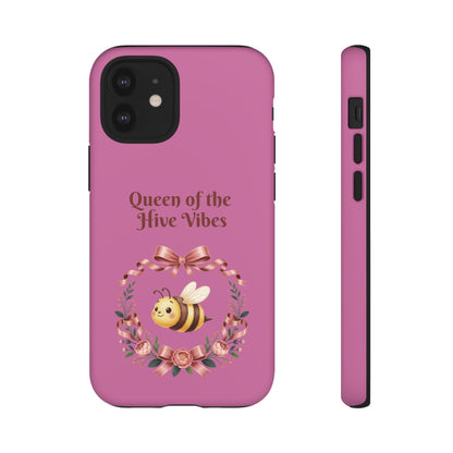 Queen of the Hive Bee Phone Case | Cute Floral Bee iPhone Case