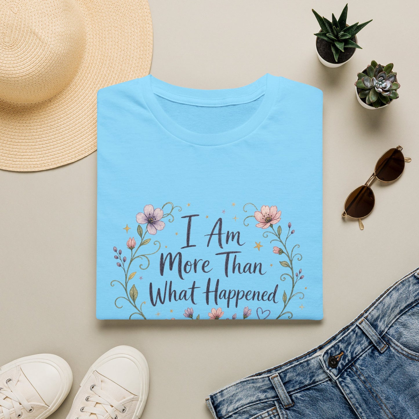 I Am More Than What Happened T-Shirt | Abuse Survivor Inspiration