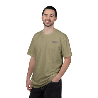 Compassion Crew heart logo Healthcare Worker T-Shirt | Personalized Name Tee