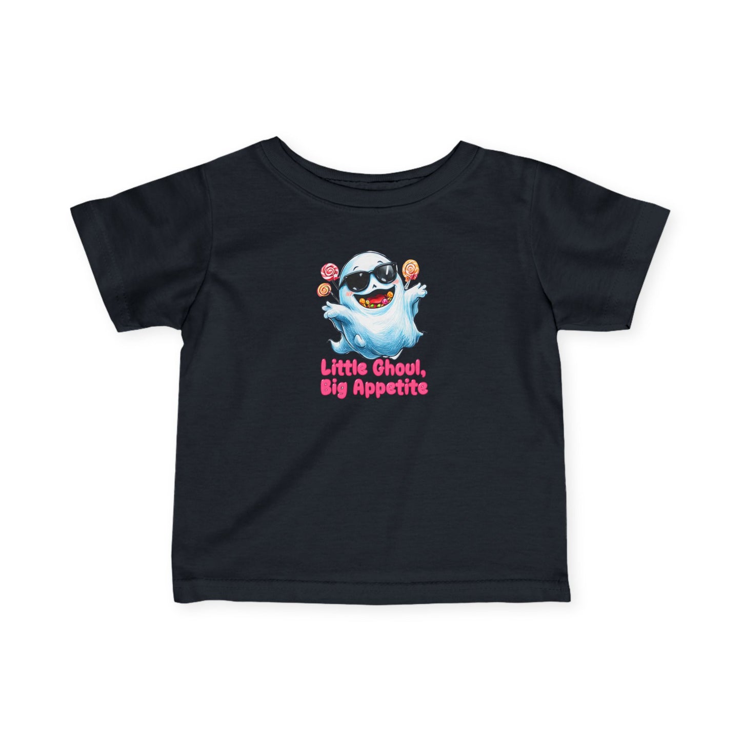Adorable Halloween Infant T-Shirt, Little Ghoul Big Appetite Tee, Baby Halloween Costume, Cute Toddler Shirt, Spooky Fun Apparel, [...]