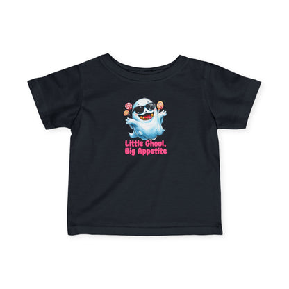 Adorable Halloween Infant T-Shirt, Little Ghoul Big Appetite Tee, Baby Halloween Costume, Cute Toddler Shirt, Spooky Fun Apparel, [...]