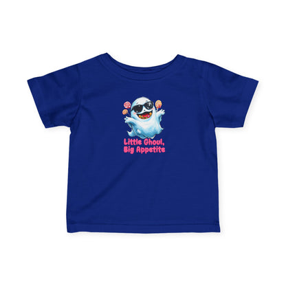 Adorable Halloween Infant T-Shirt, Little Ghoul Big Appetite Tee, Baby Halloween Costume, Cute Toddler Shirt, Spooky Fun Apparel, [...]