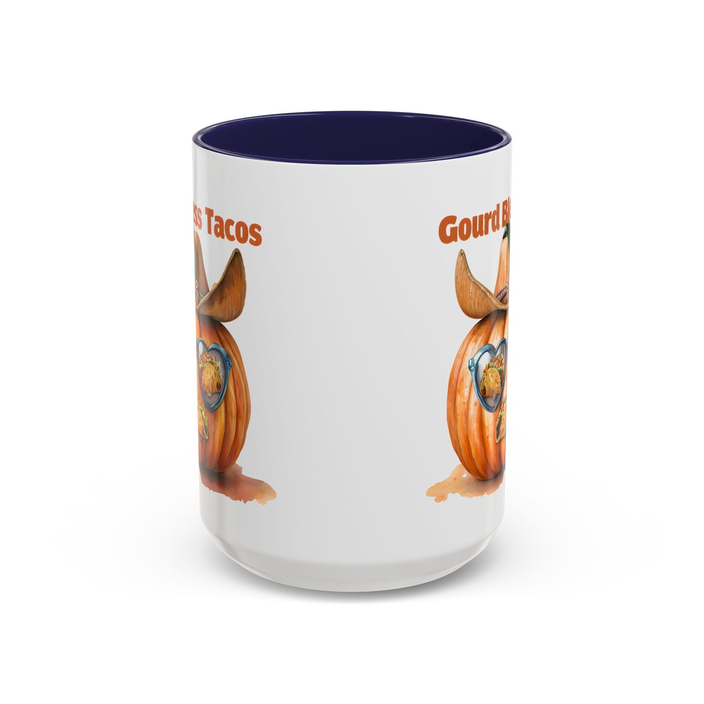 Gourd Bless Tacos Coffee Mug - Perfect for Fall, Halloween, Thanksgiving, Taco Lovers, Kitchen Decor