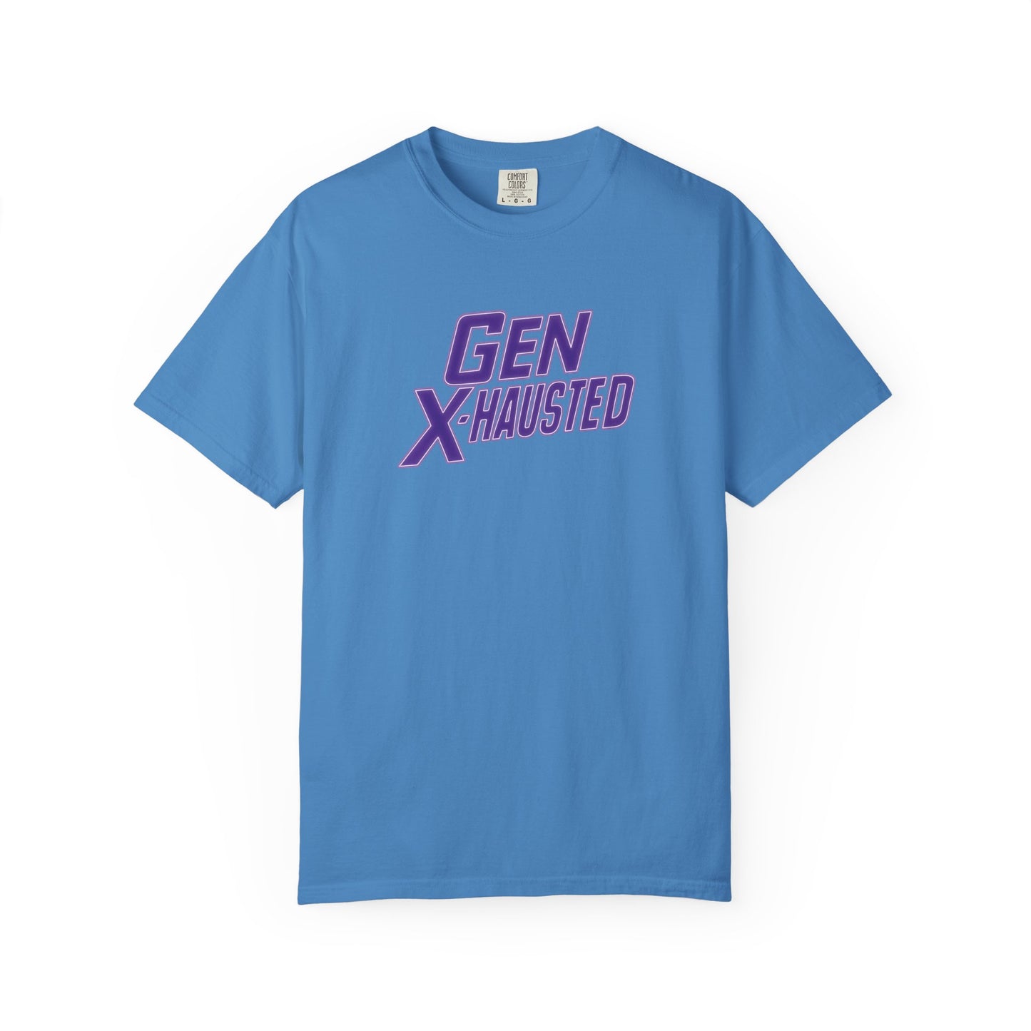 Gen X-Hausted Unisex T-shirt, Forgot Again Found Out Funny Tee, Gen X Humor Gift, Retro 80s 90s Shirt, Vintage Style Clothing