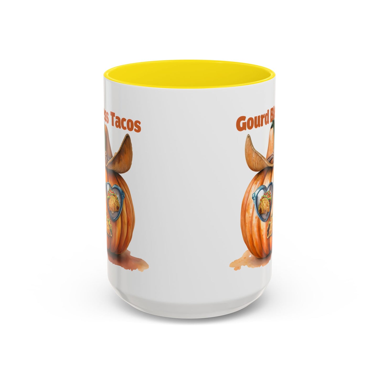 Gourd Bless Tacos Coffee Mug - Perfect for Fall, Halloween, Thanksgiving, Taco Lovers, Kitchen Decor