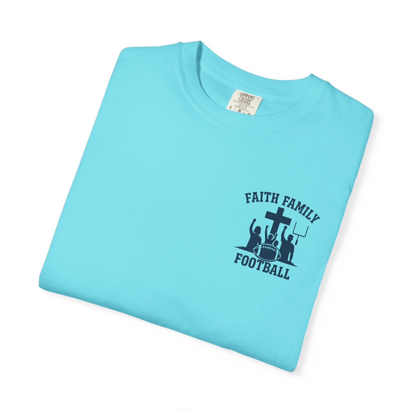 Faith Family Football Unisex Garment-Dyed T-Shirt, Casual Sportswear, Gift for Sports Lovers, Everyday Comfort Tee, Team Spirit [...]