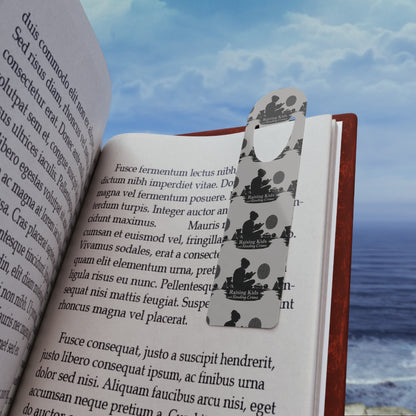 Silhouette Reading Mom Bookmark | Metal page marker