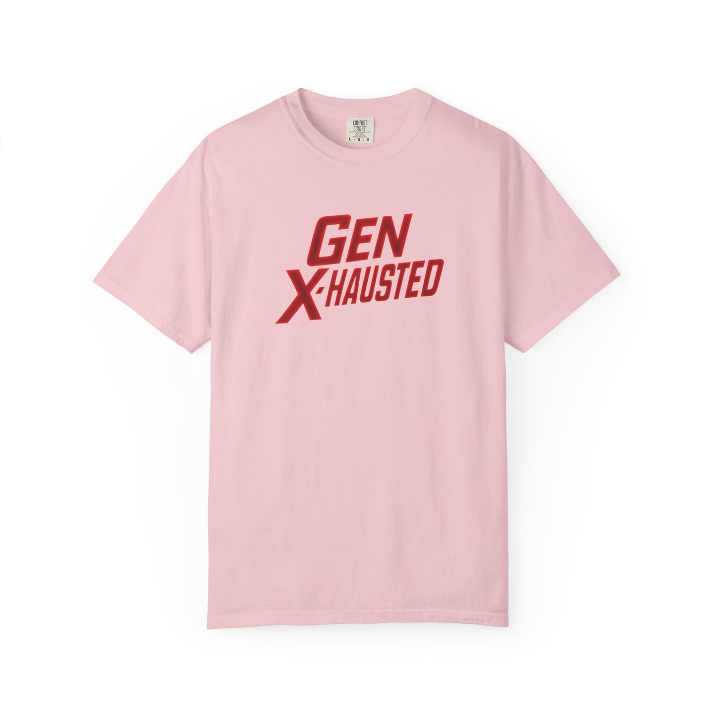 Gen X-Hausted Unisex T-shirt, Forgot Again Found Out Funny Tee, Gen X Humor Gift, Retro 80s 90s Shirt, Vintage Style Clothing