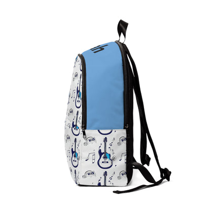 Guitar-Themed Unisex Backpack for Music Lovers, Personalized Bag, School Essentials, Gifts for Musicians, Trendy Backpack