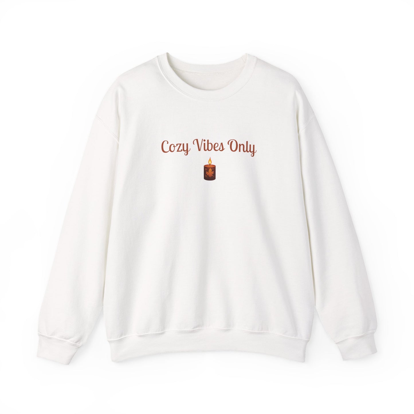 Cozy Vibes Only Sweatshirt, Unisex Crewneck, Casual Wear, Fall Fashion, Gift for Her, Cozy Apparel, Warm Layering