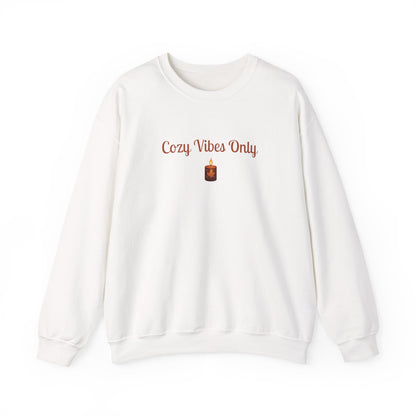 Cozy Vibes Only Sweatshirt, Unisex Crewneck, Casual Wear, Fall Fashion, Gift for Her, Cozy Apparel, Warm Layering