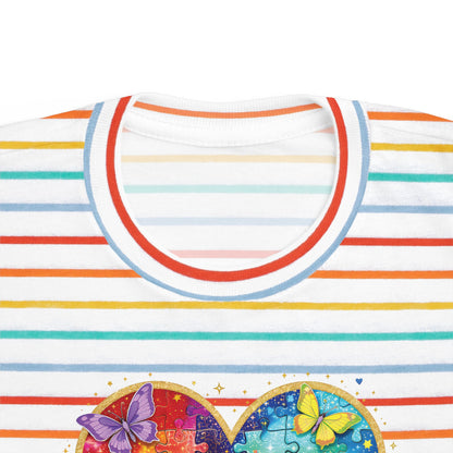Autism Puzzle Heart Toddler Tee | Accept Understand Love